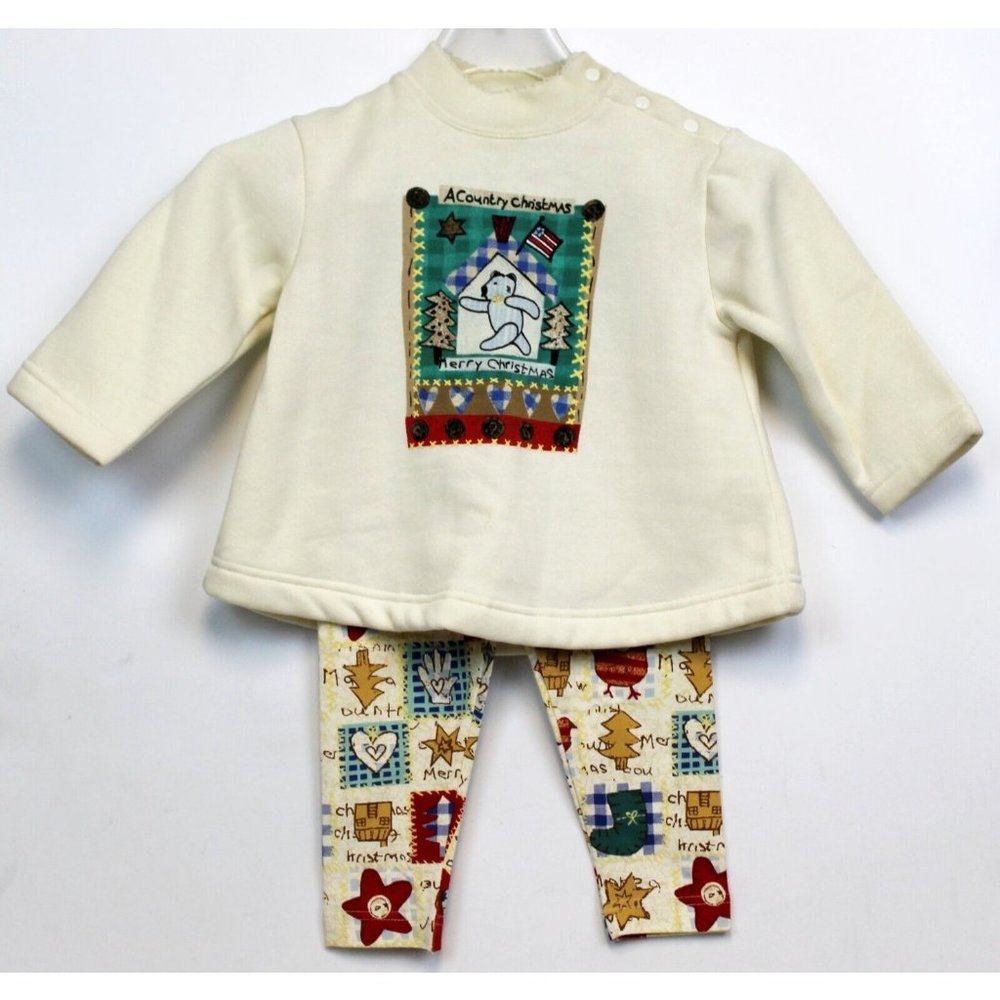 VTG NWT The Limited Baby Outfit Size 18-24m Christmas Winter Holiday 2 Piece Set